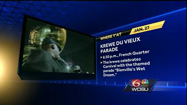 Where Y'at 6 picks for weekend of Jan. 26 to Jan. 28, 2017