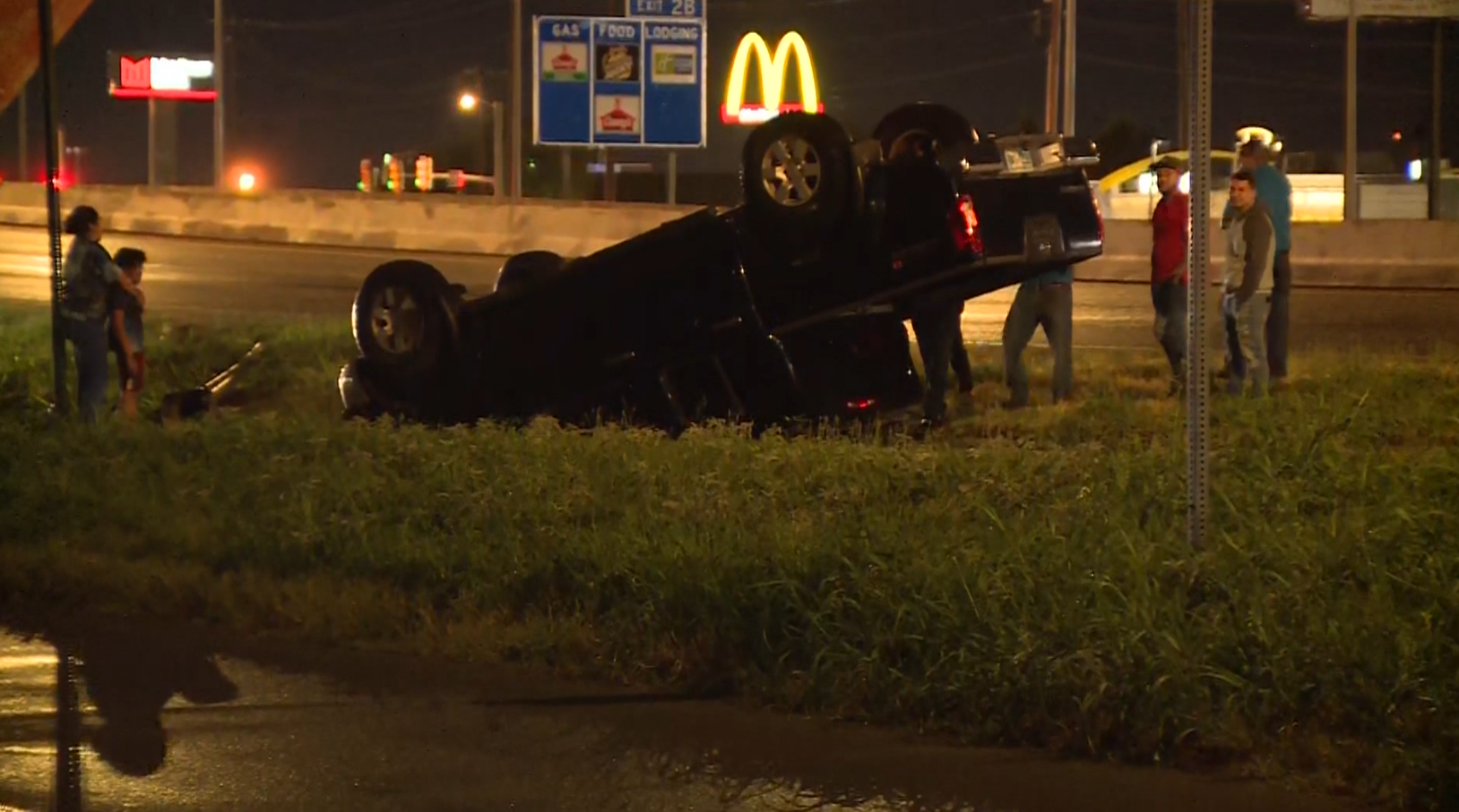 Crews Respond To Rollover Crash On Ramp Near I-240 In SW OKC