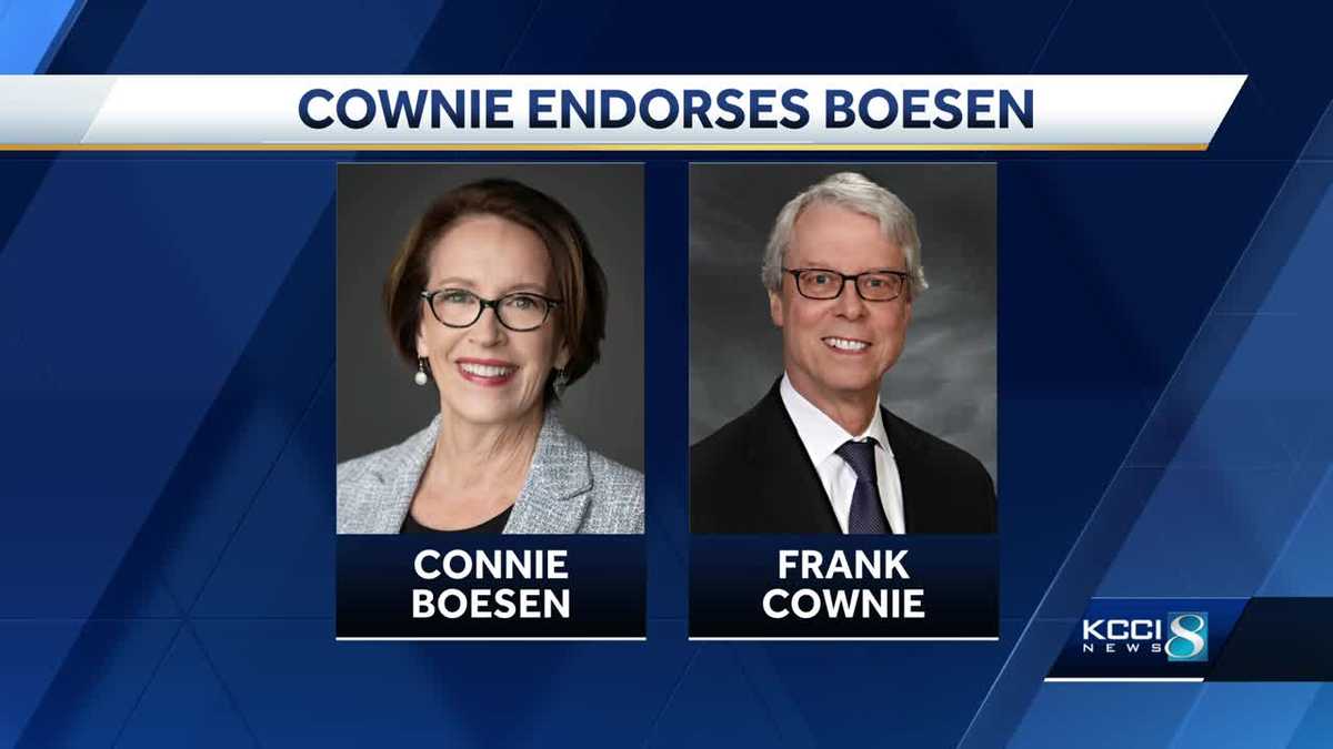 Des Moines Mayor Frank Cownie endorses mayoral candidate Connie Boesen