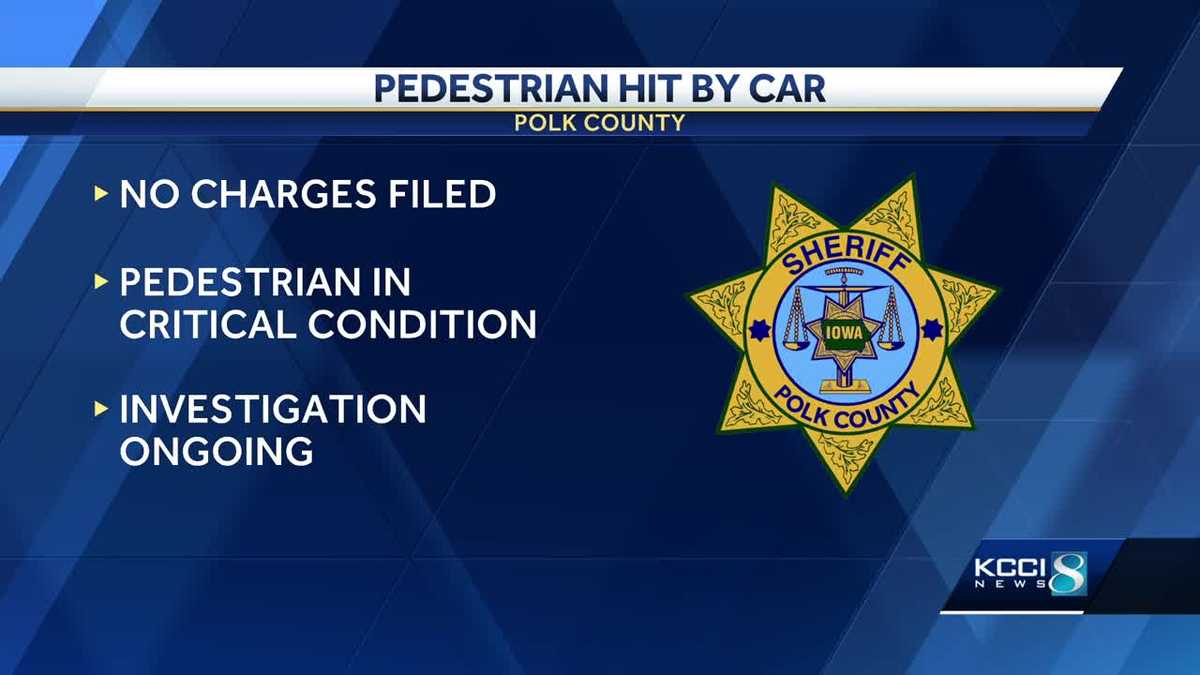 Des Moines man in critical condition after being hit by car - KCCI