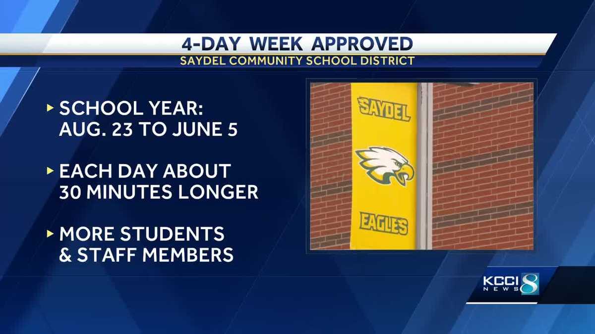 Saydel is latest Iowa district to make change to 4day school week