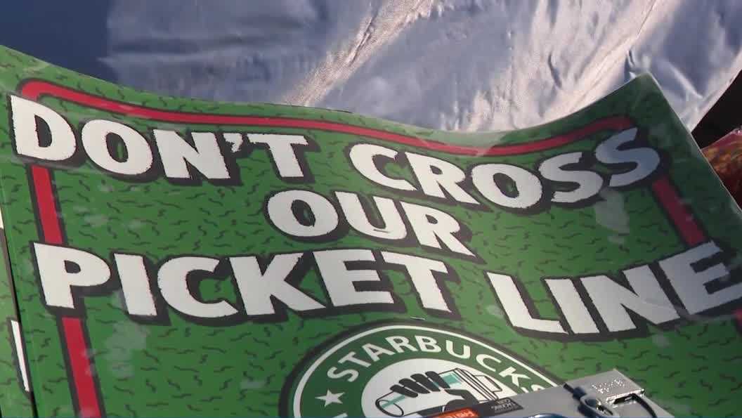 Des Moines Starbucks workers strike for better staffing and wages