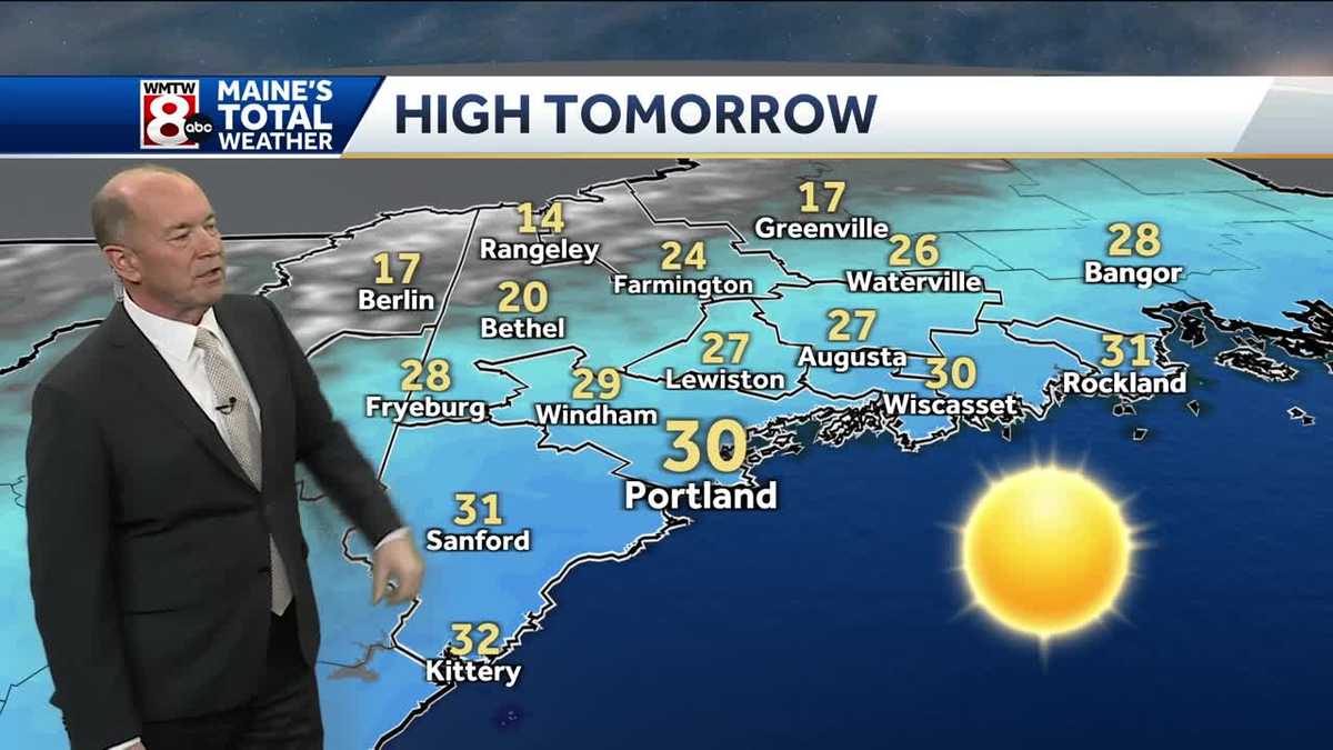 Colder air arrives overnight and stays into the weekend