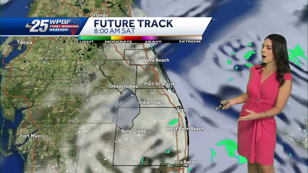Quick showers, hot and breezy