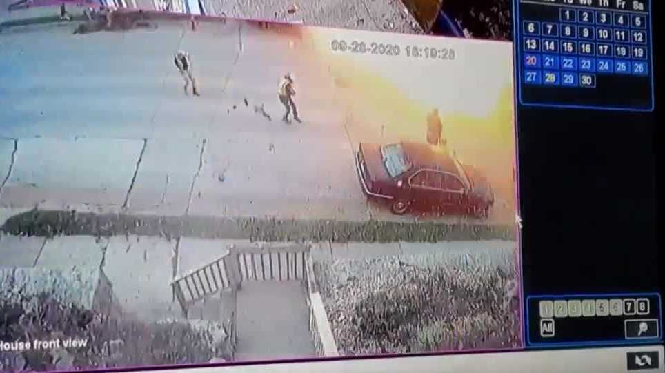 Video shows moment explosion destroyed Iowa home