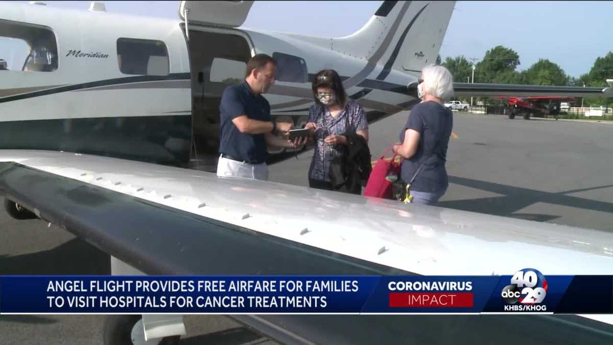 Angel flight provides free airfare for families