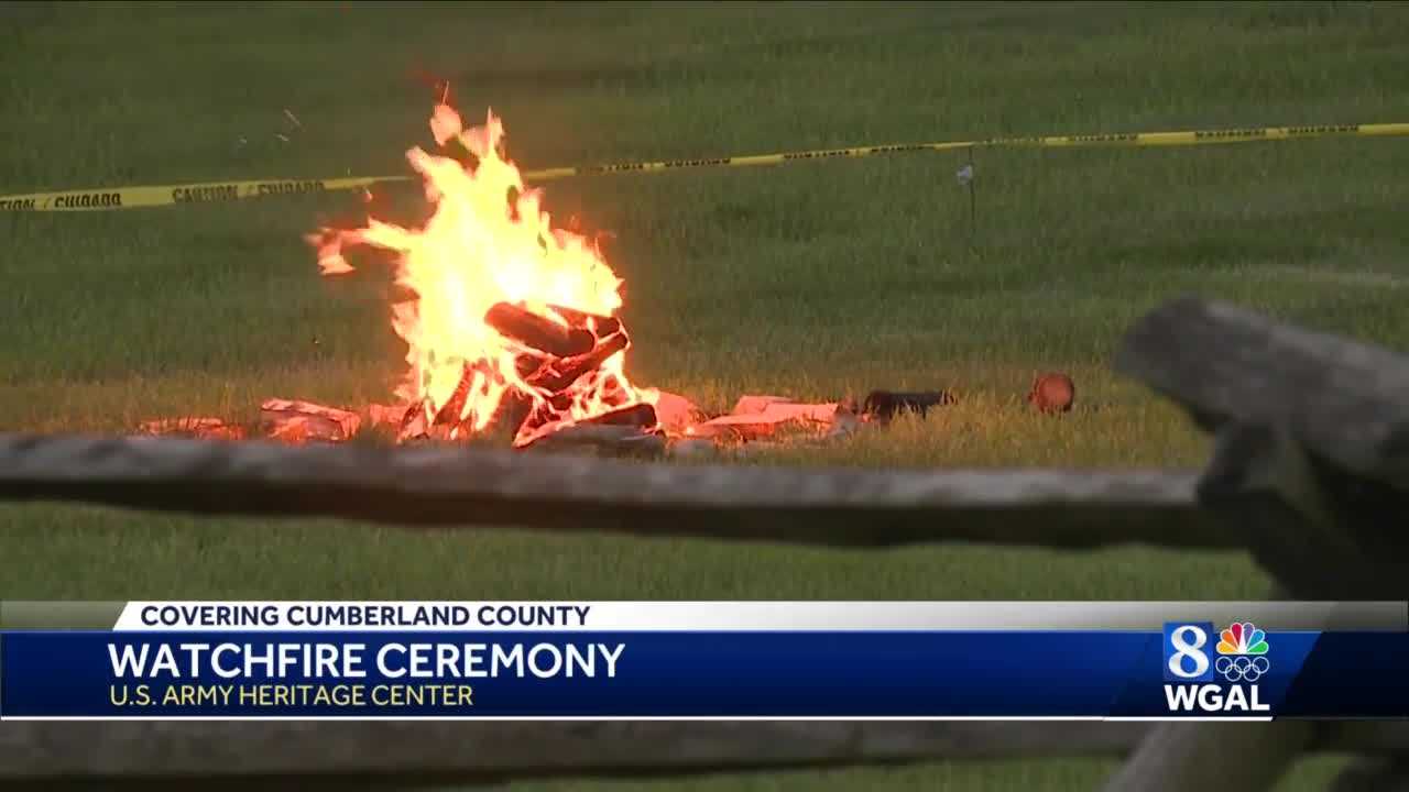 Watchfire Ceremony Held At U.S. Army Heritage And Education Center