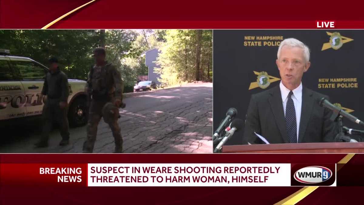 Raw video Authorities give update about shooting of Weare officer