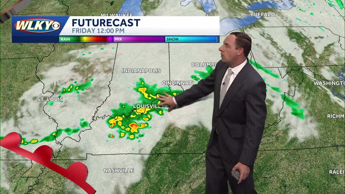 Few showers and storms possible Friday & Saturday