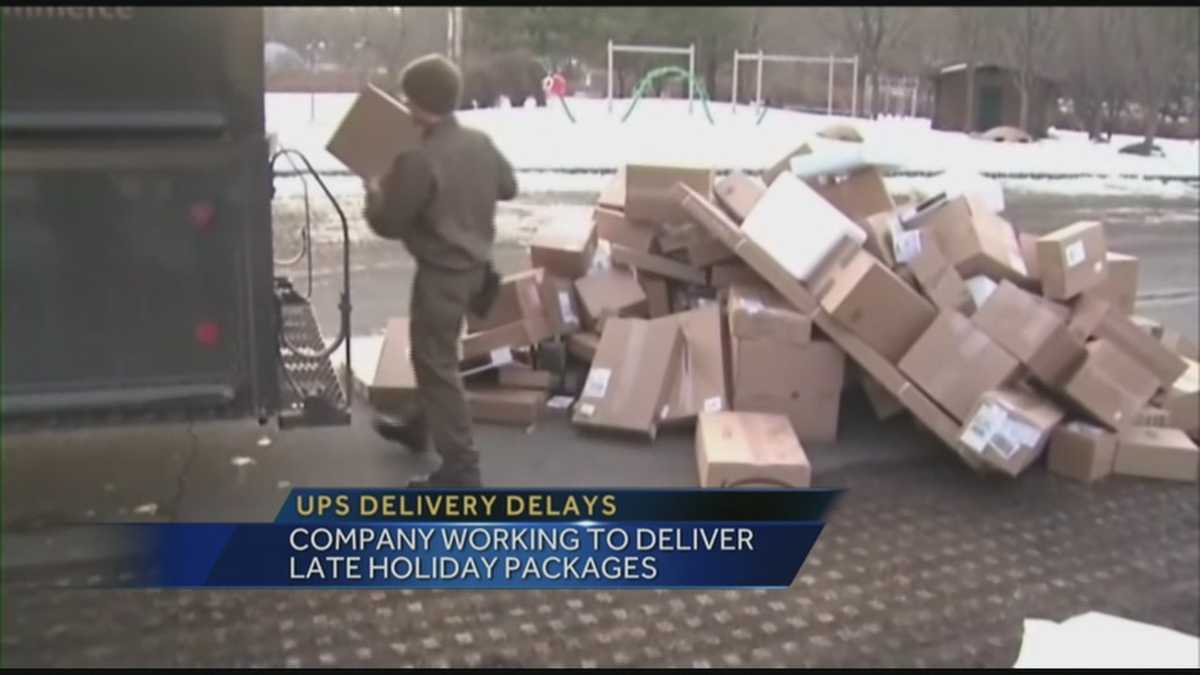 UPS fails to deliver many holiday packages on time