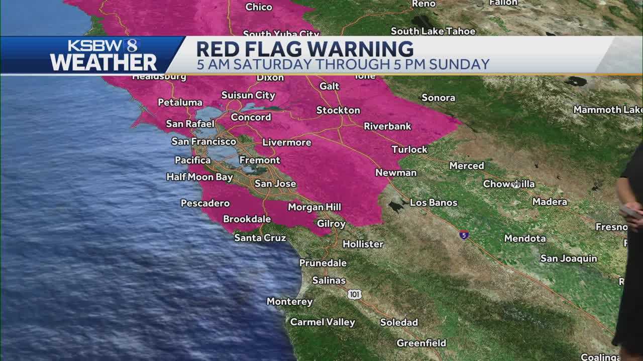 Fire weather watch issued for Santa Cruz Mountains