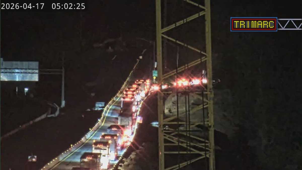 Traffic Alert: crash blocking the ramp to I-71 North from 264E