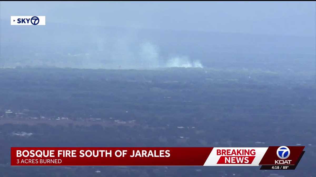 Valencia County crews responding to bosque fire