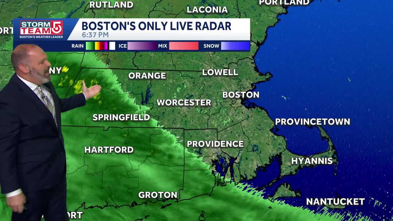 Video: Impact rain showers on Sunday