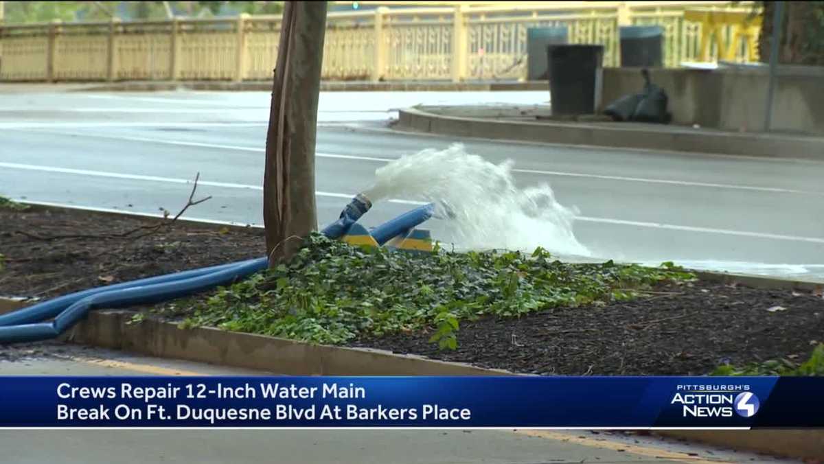 Water main break brings water into two downtown businesses