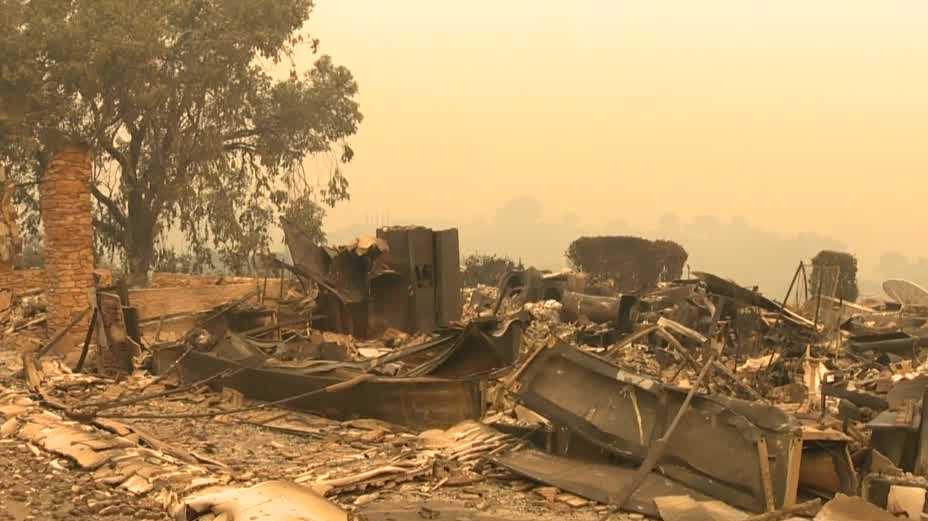 A Look At Vacaville After Lnu Lightning Complex Fires Burned Through Area 