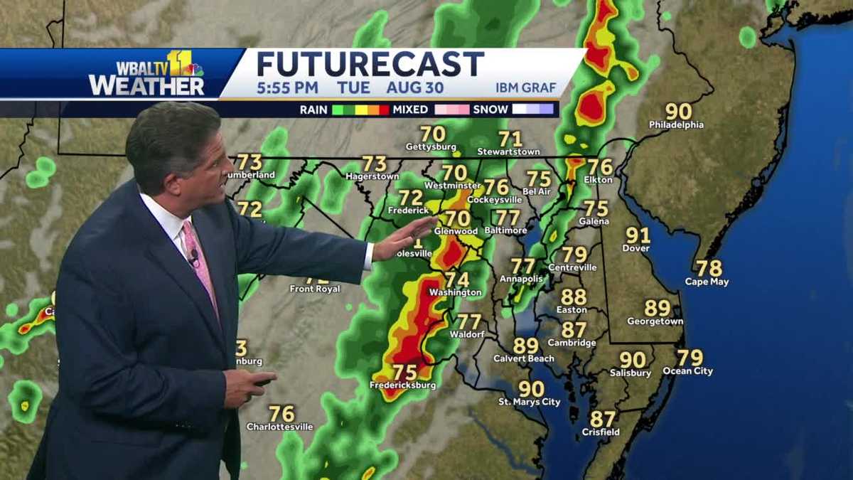 Hot With Showers And Storms Possible Lower Humidity Ahead