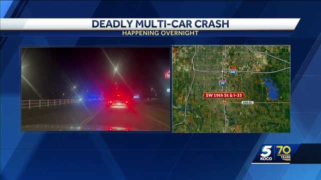 1 dead, 2 injured after overnight crash in Moore