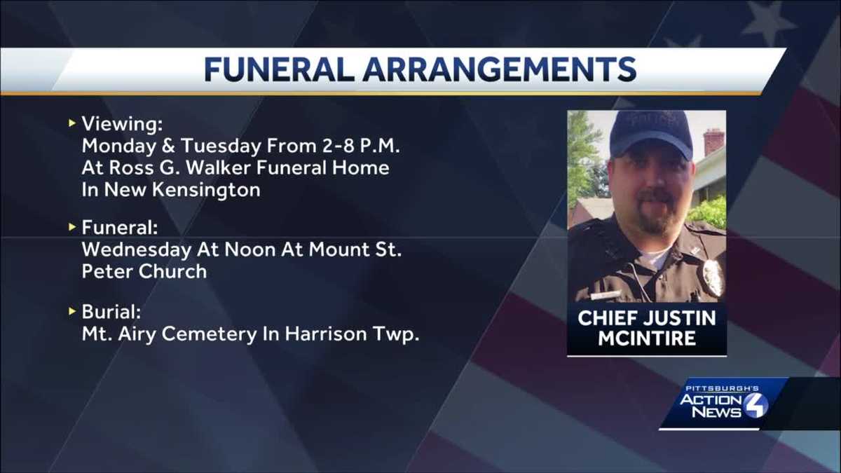 Brackenridge police Chief Justin McIntire remembered