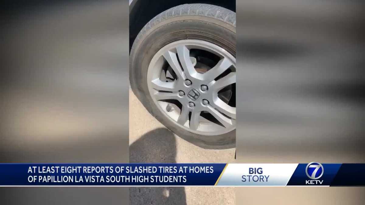 At least eight reports of slashed tires at homes of Papillion La Vista