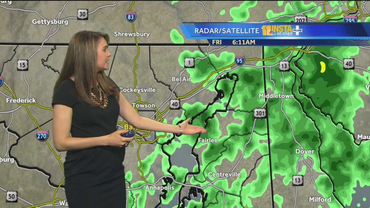 Ava shows rain moving through Friday