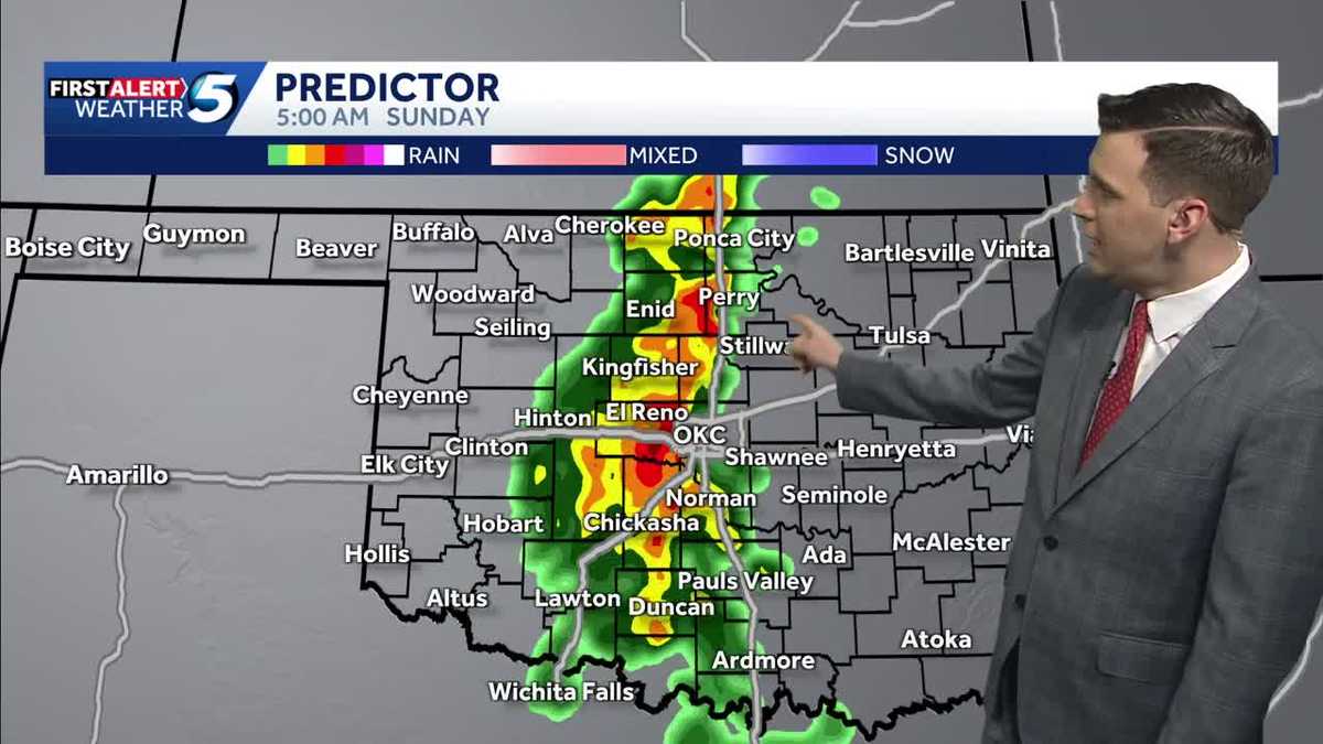 TIMELINE: Oklahoma braces for severe weather risk through next week