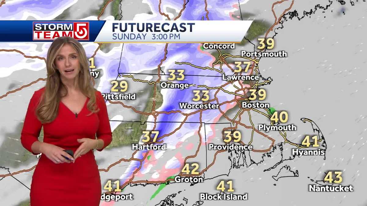 Video: Tracking snow squalls Sunday, cold and wintry week ahead