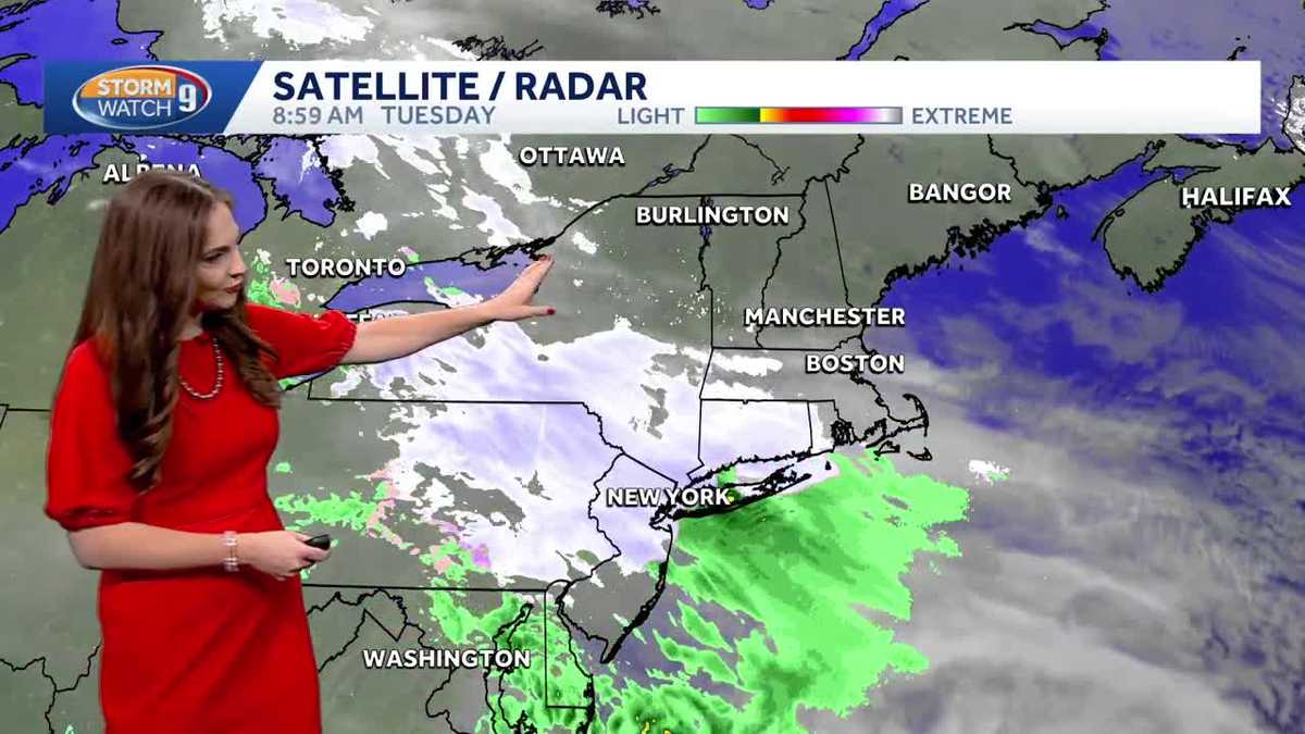 Video: Snow moving into New Hampshire