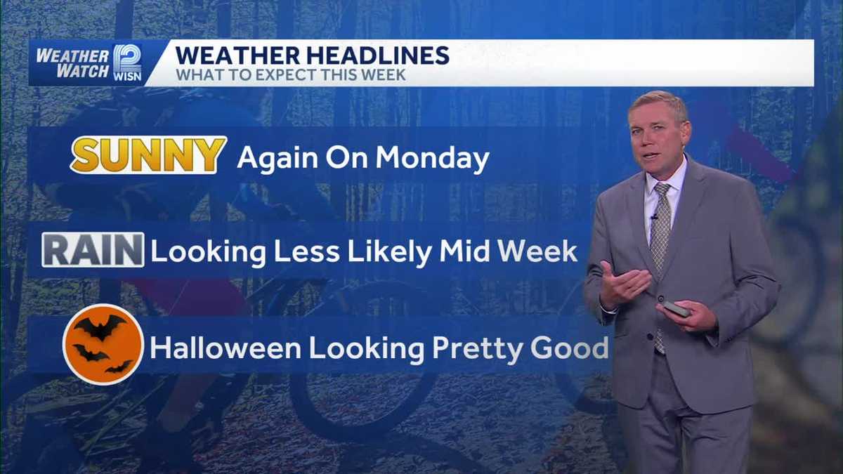 More sunshine on Monday before clouds move in across SE Wisconsin