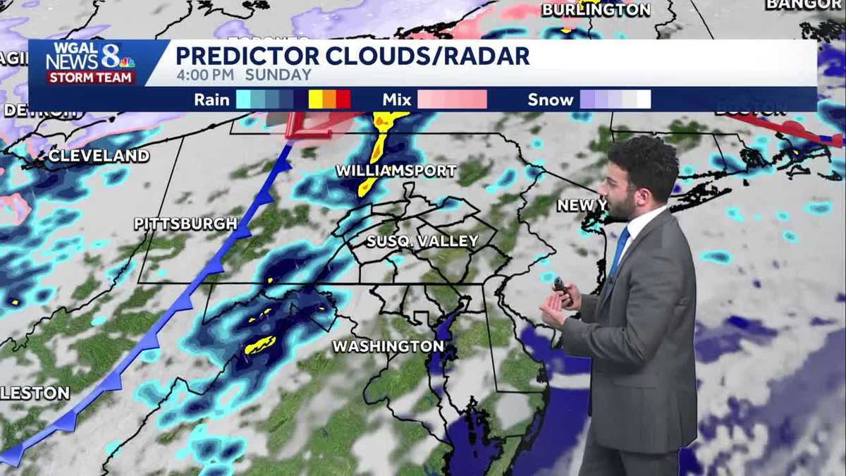 Isolated shower chances overnight into Sunday, then dropping ...