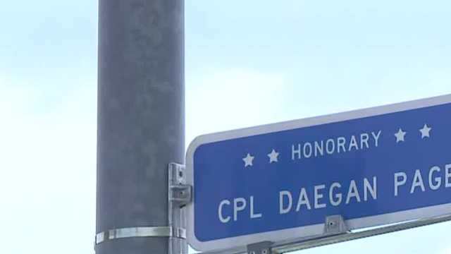 Street sign honoring Daegan Page unveiled in Sarpy County - Vimarsana News