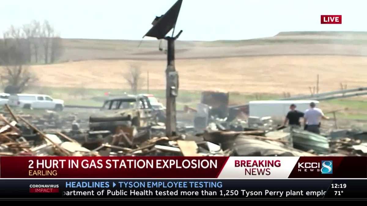 UPDATE 2 injured in explosion in Earling, Iowa