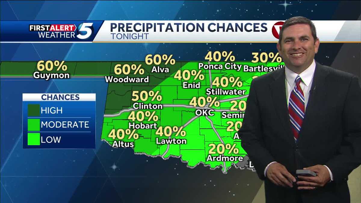 Severe storms possible across Oklahoma as weekend begins