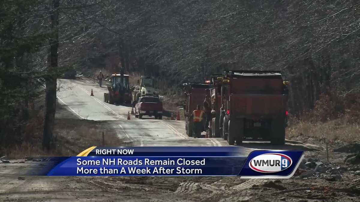 Some NH roads remain closed after storm