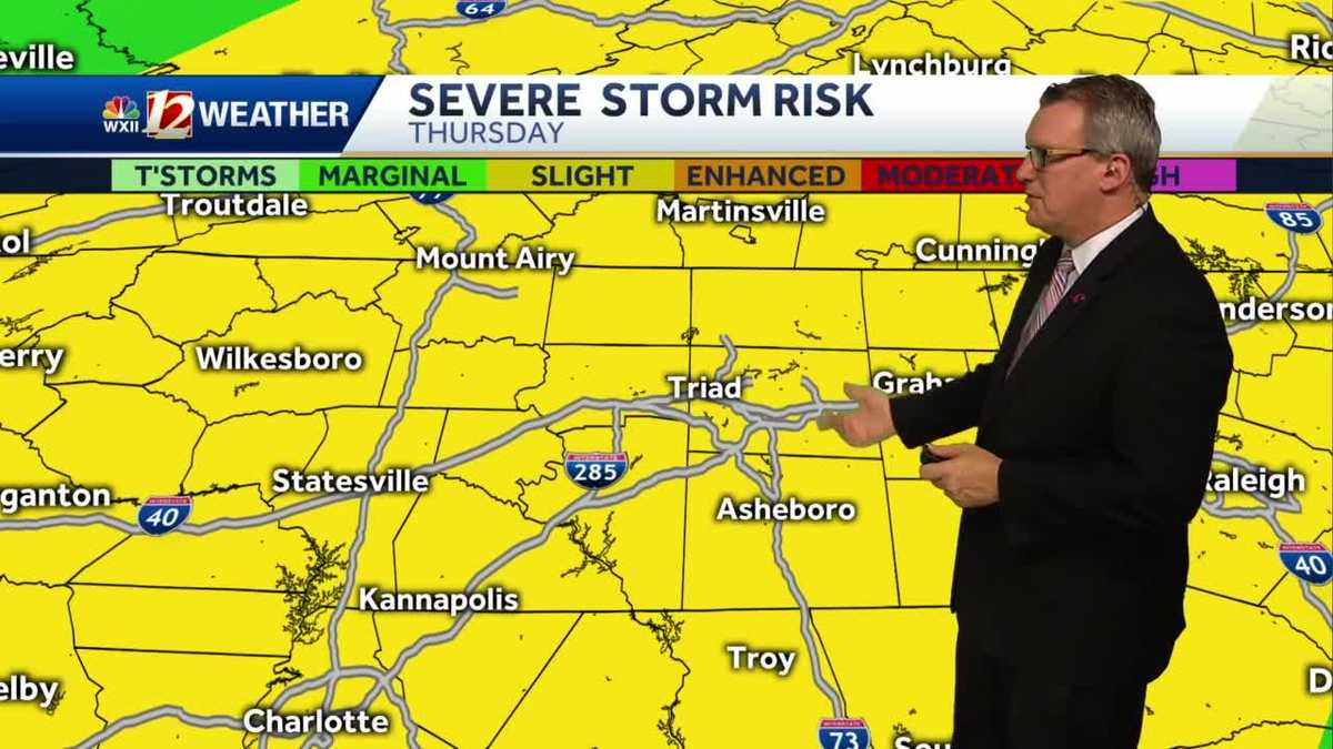 WATCH Wednesday rain, Halloween severe risk