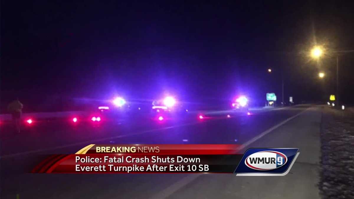 Fatal crash closes Everett Turnpike southbound in Merrimack