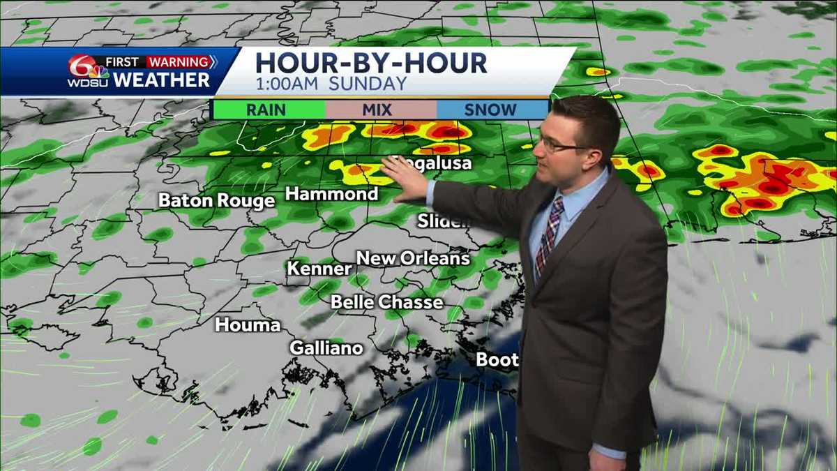 Strong storms possible Saturday night