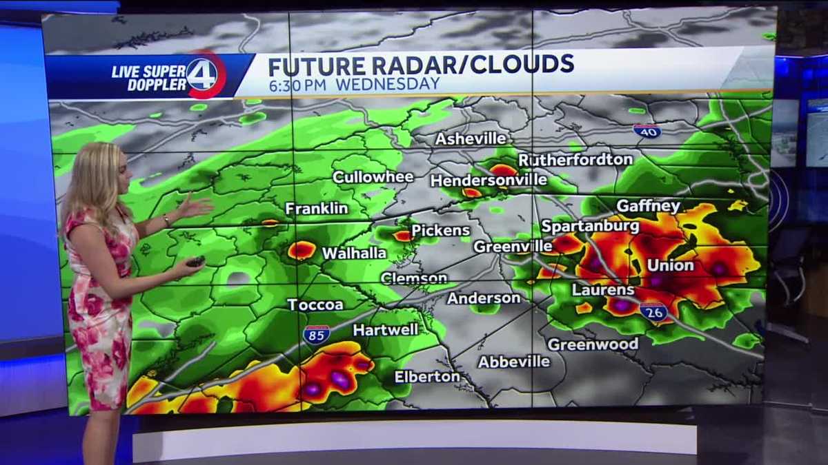 Greenville forecast: Timing for rain ahead