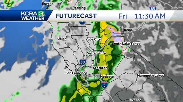 A brief break before more rain moves through on Friday