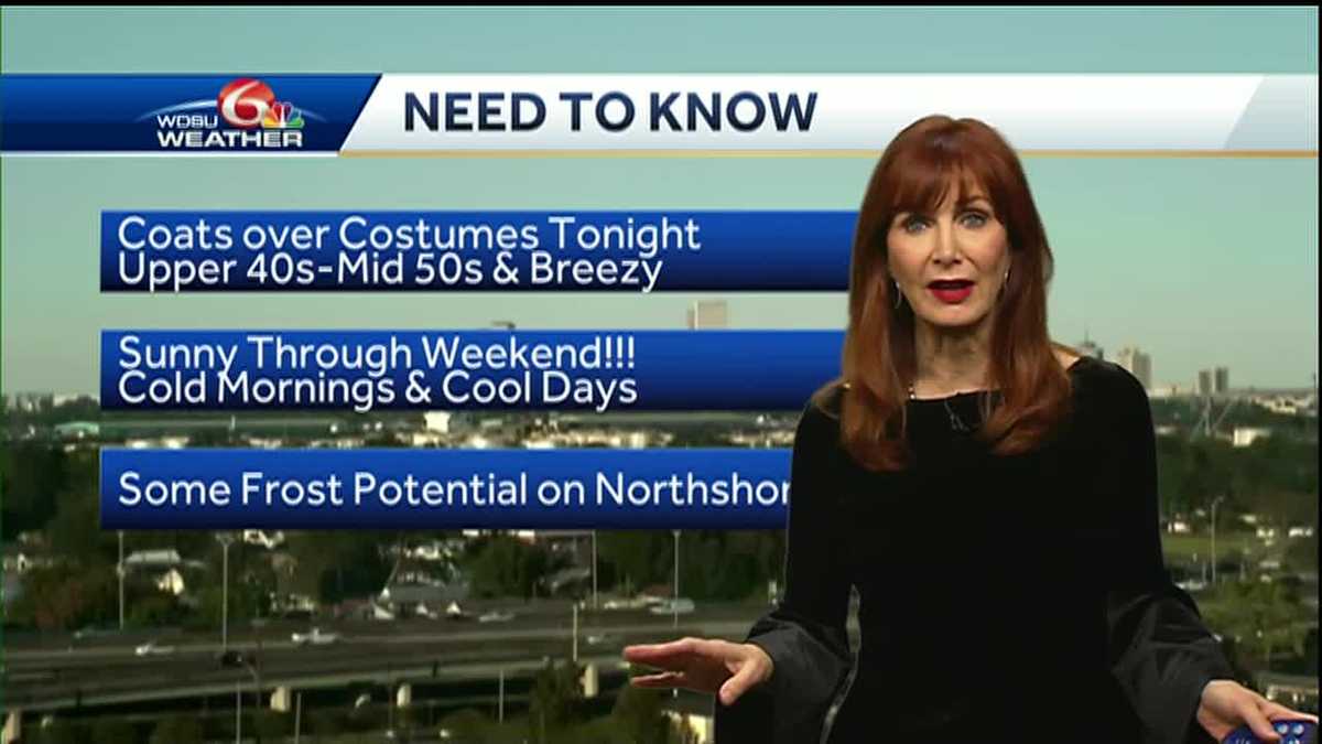 Chilly tonight and cold in the morning