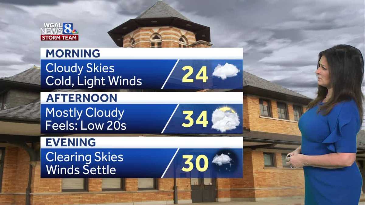 Mostly cloudy, breezy today: Sunshine returns Sunday for South-Central PA