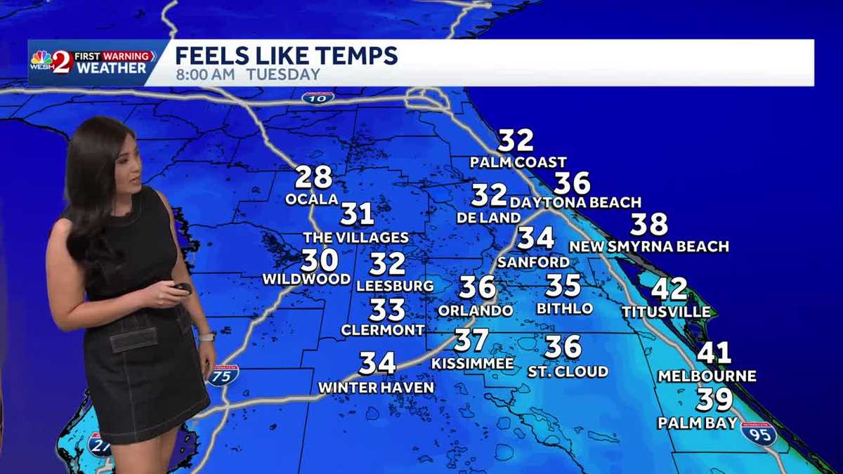 Warm this weekend before cold front sweeps through Central Florida