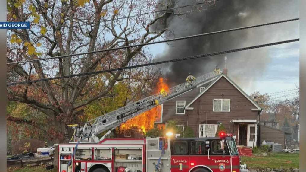 Hampstead, New Hampshire house fire No one hurt
