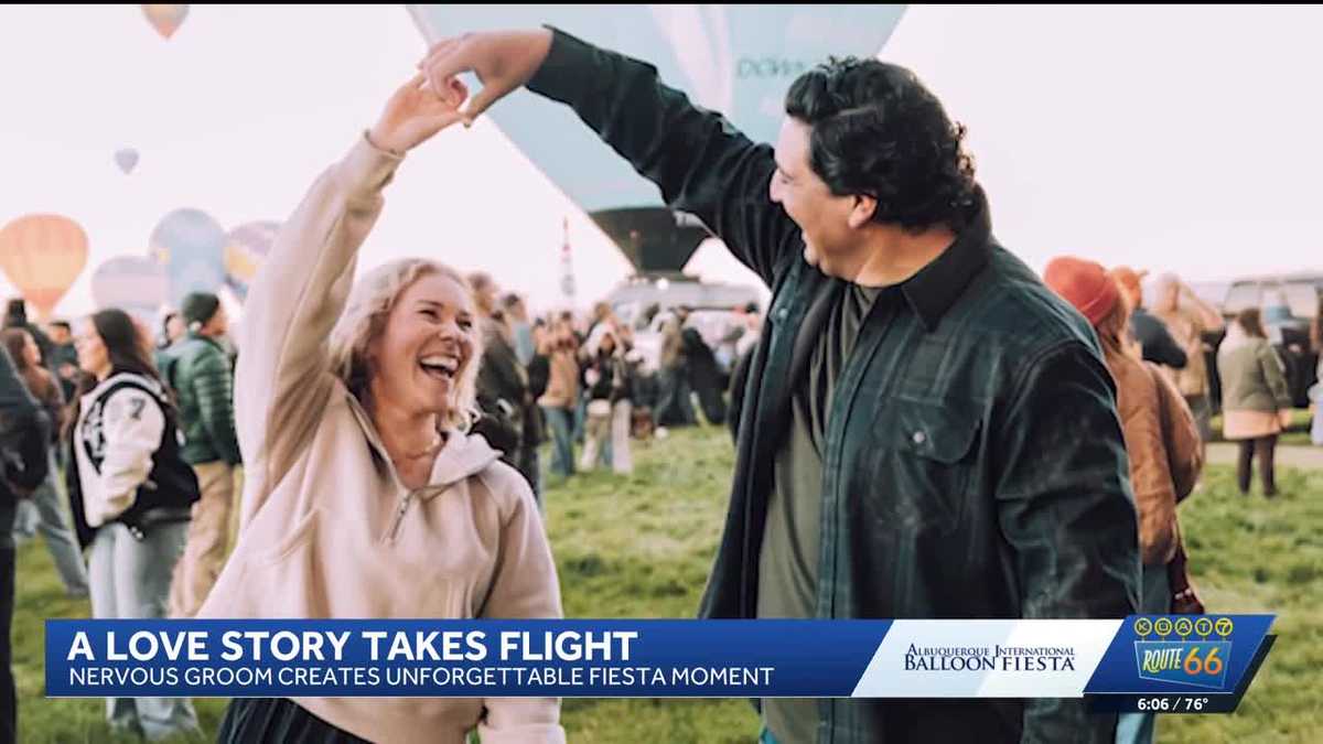 She dreamed of a hot air balloon proposal. He made it happen at Balloon Fiesta