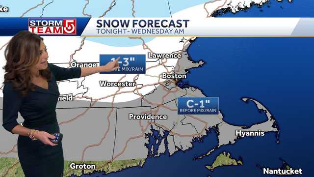 Video: Here's when snow moves in this afternoon