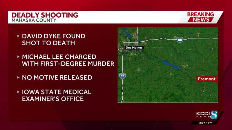 Suspect charged with murder after Iowa man found shot and killed in Casey's parking lot