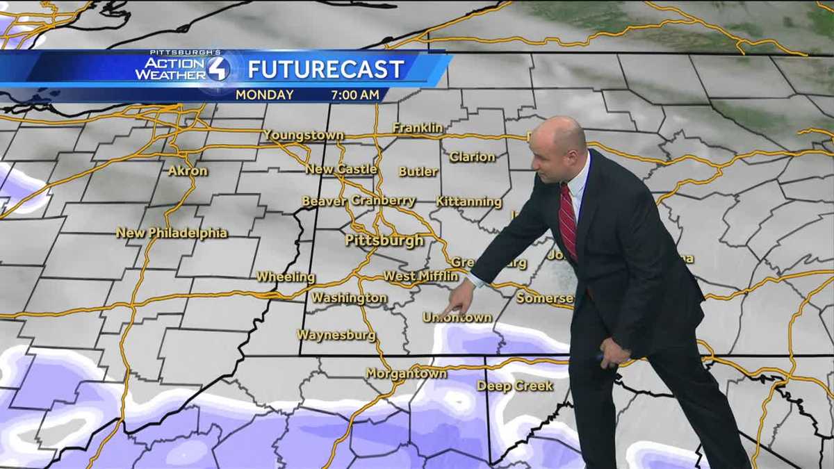 Rain And Snow To Start The Work Week