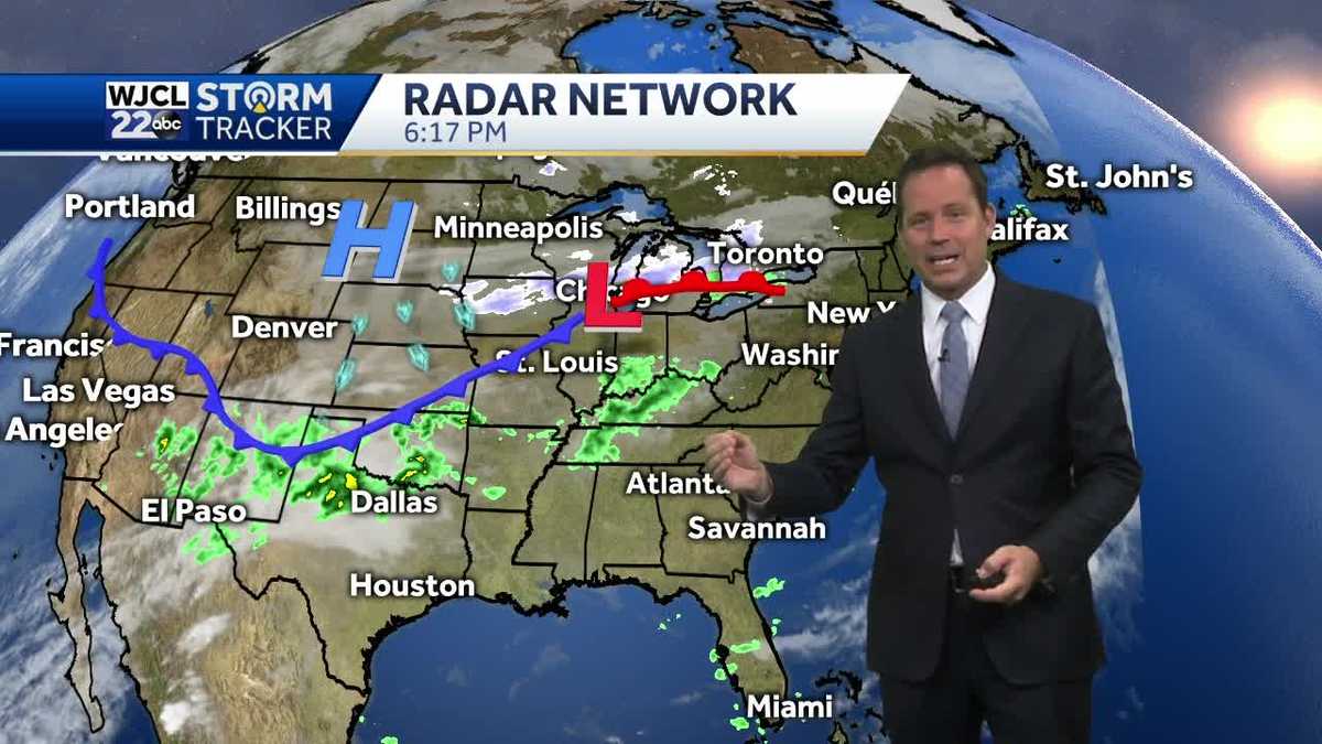 Cold front set to deliver rain, big temperature drop