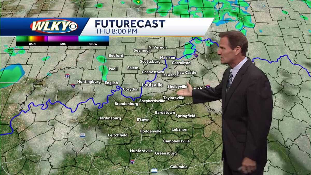 Rain chances going up tomorrow night into Friday