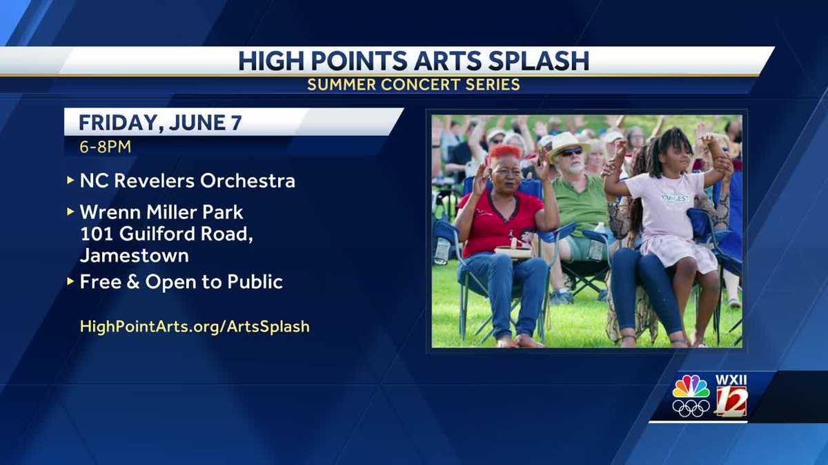 High Point Arts Splash is back on Friday in Wrenn Miller Park!